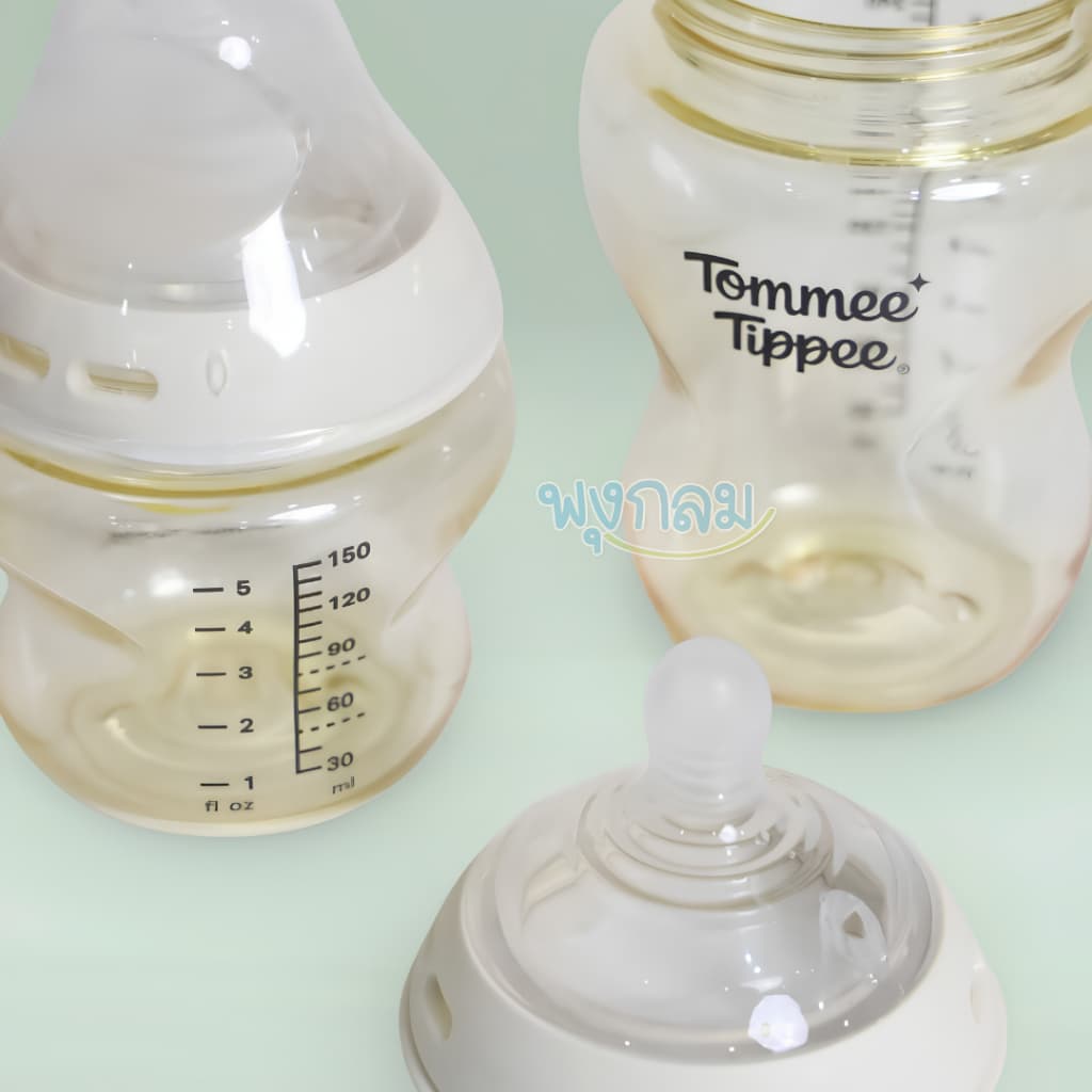 Tommee Tippee ขวดนมเด็ก PPSU จุกนมซิลิโคน มีวาล์วป้องกัน Anti-colic รูปที่ 2