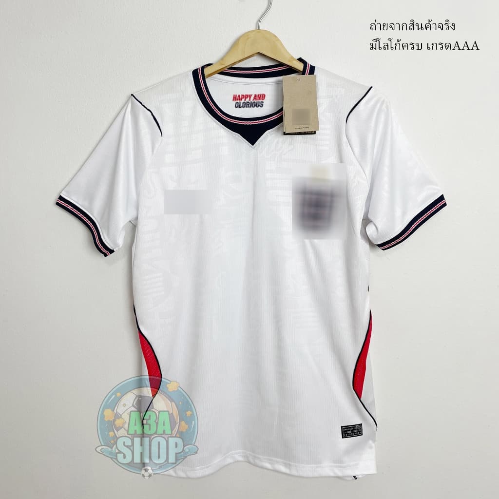 ใหม่ล่าสุด เสื้อบอลทีมชาติ oัง-กฤษ สีขาว2026/27 ถ่ายจากสินค้าจริง เกรดแฟนบอลAAA รูปที่ 1