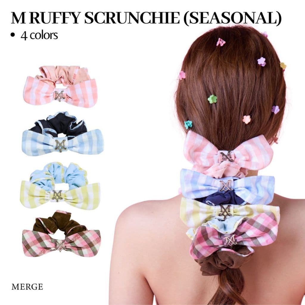 Merge Official - M Ruffy Scrunchies Seasonal Colors รูปที่ 1