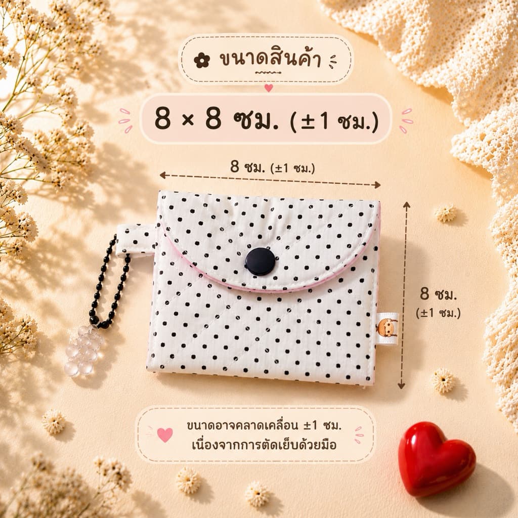 Earphone Pouch Collection | กระเป๋าผ้าใส่หูฟัง ใส่ AirPods ลายน่ารัก พกพาสะดวก รูปที่ 2