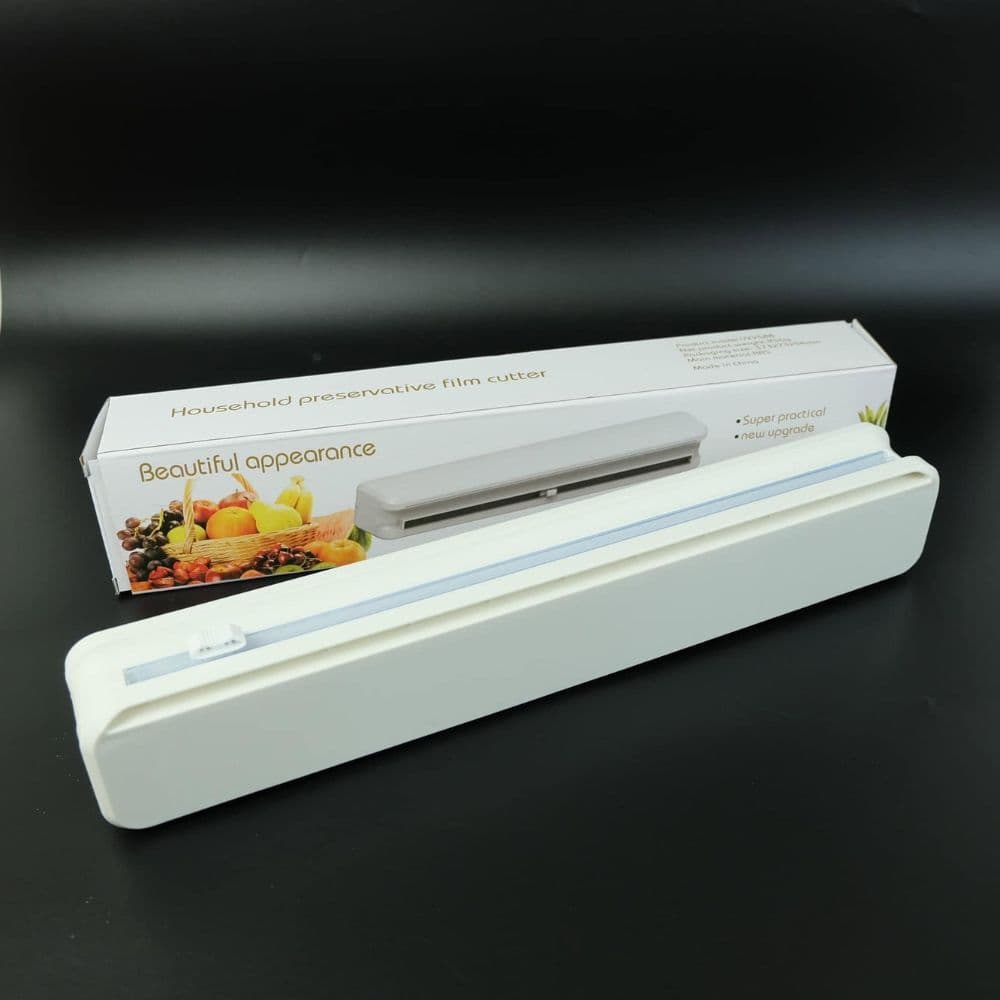 Gion-เครื่องตัดฟิล์มถนอมอาหาร กล่องตัดแรปอาหาร ใบมีดเลื่อนสองทาง พลาสติกแรปคัตเตอร์ อุปกรณ์ครัว ขนาด 37 ซม. รูปที่ 7