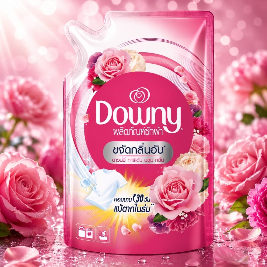 Downy น้ำยาซักผ้า 1100ML Sunrise Fresh | Garden Bloom | Mystique | Indoor Dry รูปที่ 4