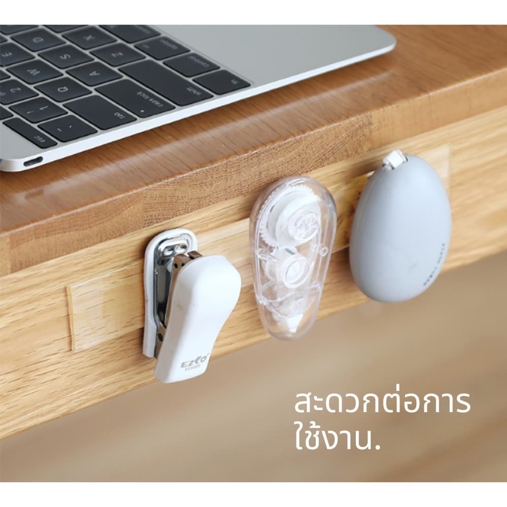 เทปกาวสองหน้านาโ ติดแน่นรับน้ำหนักได้ดี ติดได้กับผนัง กระจก และกระเบื้องหลายพื้นผิว ลอกออกไม่ทิ้งรอย ล้างน้ำแล้วใช้ซ้ำได รูปที่ 6