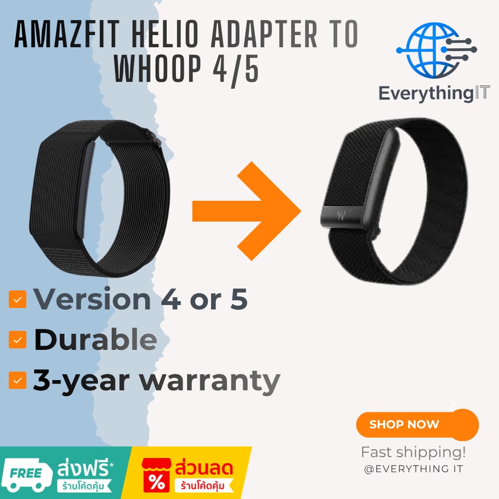 อะแดปเตอร์ Amazfit Helio เพื่อใช้กับ Whoop Strap 4.0 และ 5.0 One รูปที่ 1