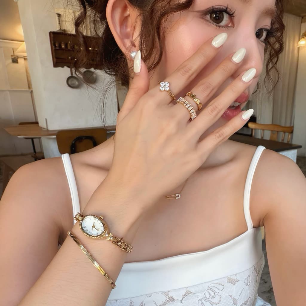 01-classic gold/silver | นาฬิกาวินเทจไม่ลอก ไม่ดำ รูปที่ 6