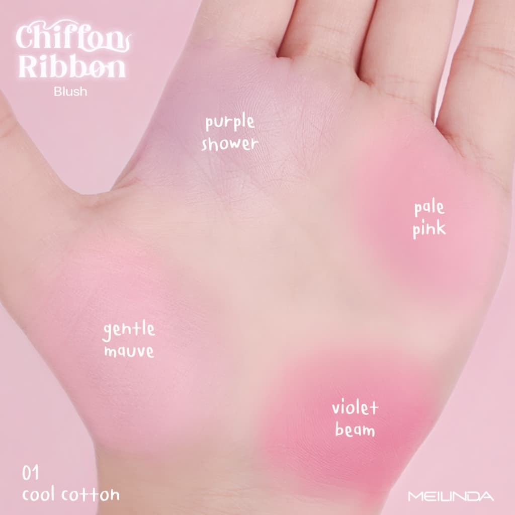 Meilinda Chiffon Ribbon Blush #MC5102 เมลินดา ชิฟฟ่อน ริบบ้อน บลัช รูปที่ 5