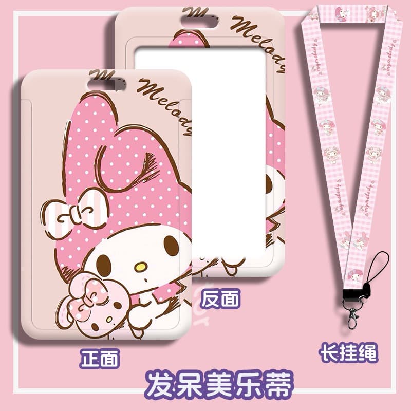 ที่ใส่บัตรลายการ์ตูนมายเมโลดี้ มีตัวเลือกแบบพวงกุญแจ หรือ สายคล้องคอ สามารถใส่บัตร หรือการ์ดอื่นๆ ได้แบบเอนกประสงค์ รูปที่ 8