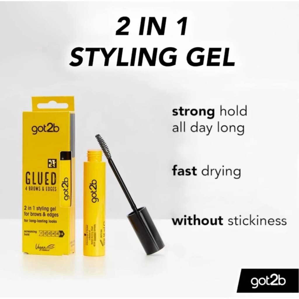 เจลใส ล็อคผมเป๊ะ เซ็ตคิ้วปัง #Schwarzkopf #Got2b Glued 4Brows&Edges ก๊อตทูบี กลู ฟอร์ บราวน์ 16มล รูปที่ 5