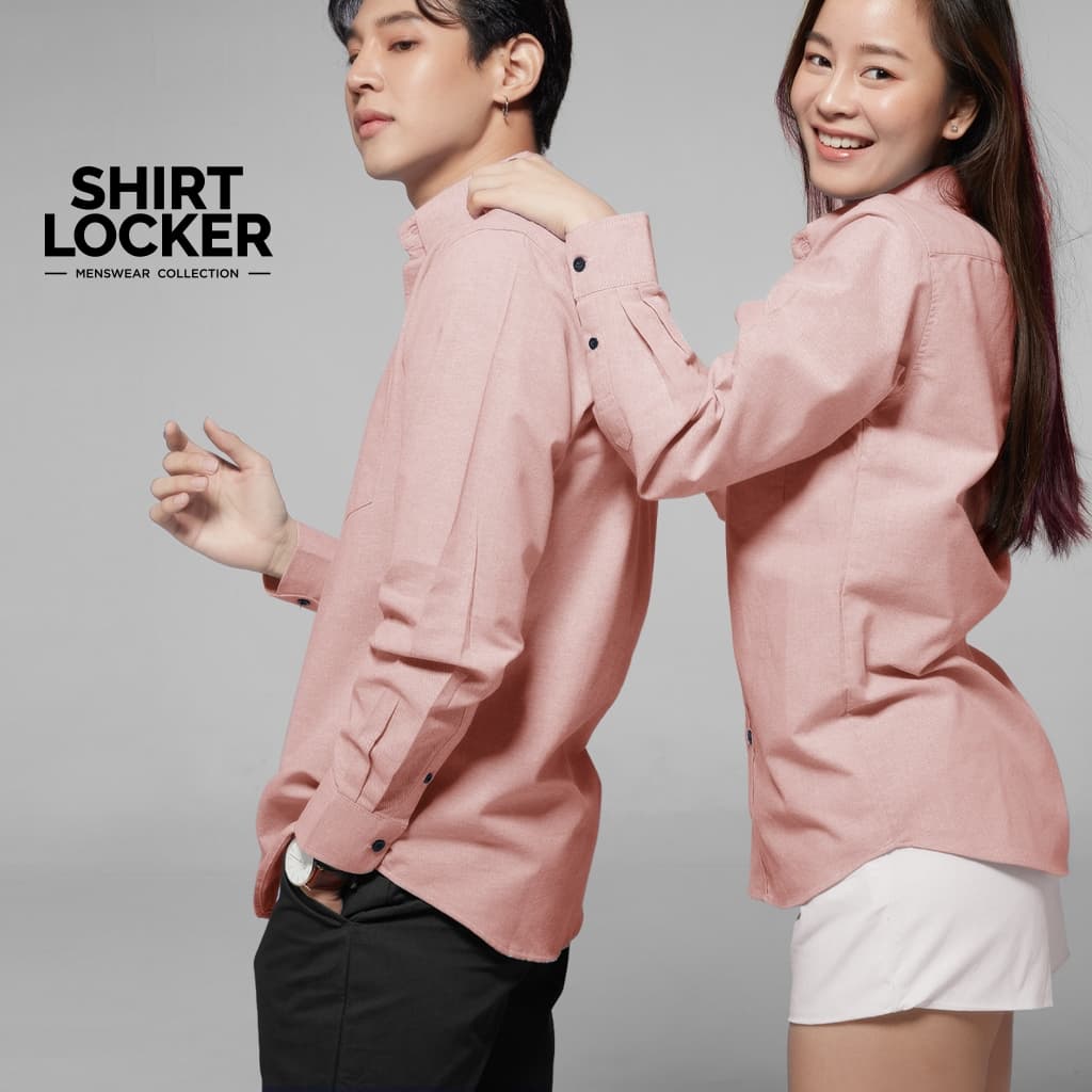 SHIRT LOCKER เสื้อเชิ้ตแขนยาว ทรงสลิม มีหน้าร้าน ตรงปก เนื้อผ้า Oxford สีไม่ตก ผ้าไม่หด รูปที่ 6