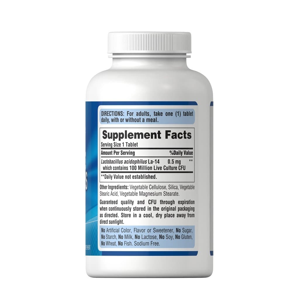 Puritan's Pride Probiotic Acidophilus 100 million โพรไบโอติก รูปที่ 7