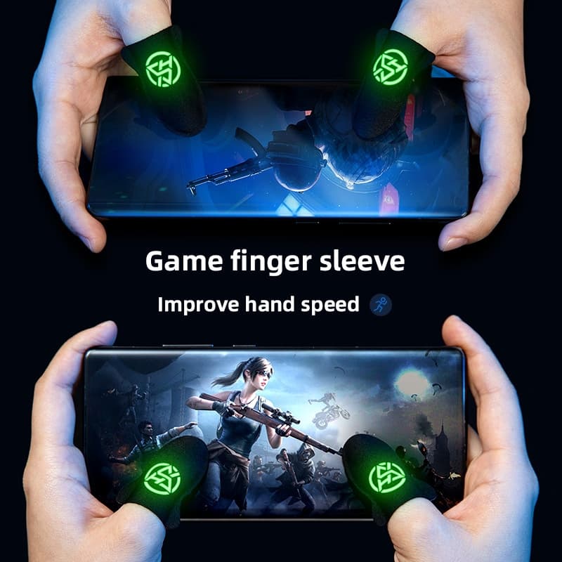 ถุงนิ้ว 3D 1คู่ ผ้าไหม ถุงนิ้วช่วยเล่นเกม พับจี ROV Pubg ฟีฟาย อาโอวี ถุงนิ้วเล่นเกม ทัชสกรีนลื่น เล่นเกมส์มือถือ กันลื รูปที่ 3