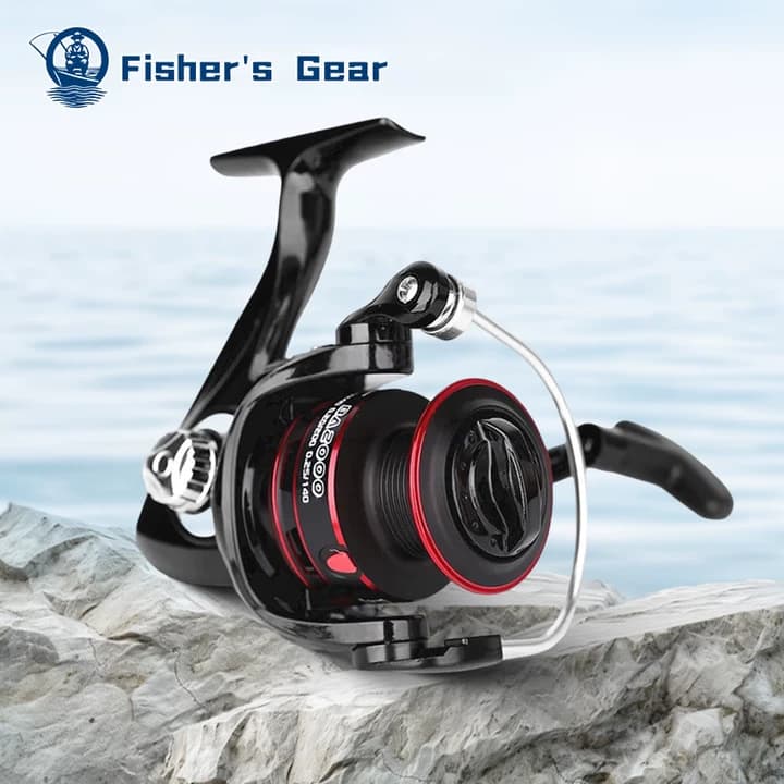 Fisher's รอกตกปลา BA1000-7000 CRX หมุนลื่นๆ รอกตกปลา รุ่น รอกสปินนิ่ง หน้าดิน สปิ๋ว ตีเหยื่อปลอม รอบ 5.2:1 รอก สปิน รอกต รูปที่ 1