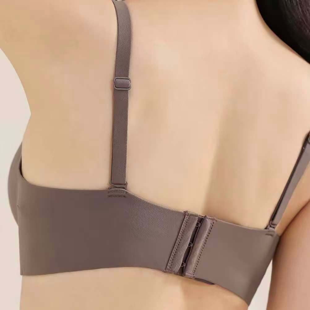 เสื้อในดันทรง บราไร้โครง หน้าอกเล็ก ๆ ใหญ่มาก ฟองน้ำหนา 5cm บราดันทรง Convertible - สายรัดถอดออกได้สําหรับ รูปที่ 4