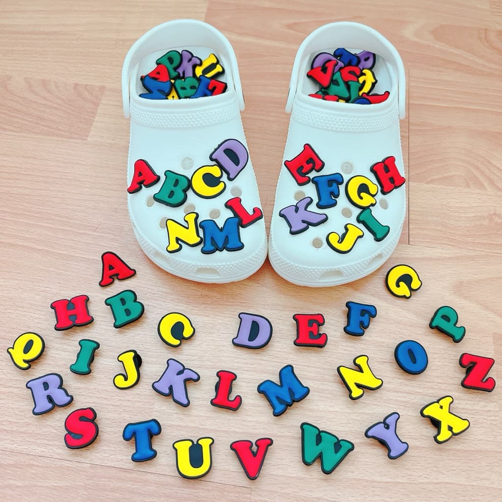 ตัวติดรองเท้ามีรูตัวอักษรA-Z สินค้าส่งจากไทย รูปที่ 5