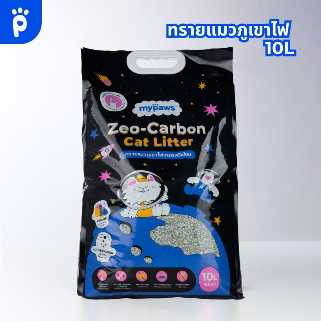 My Paws ทรายแมวเต้าหู้ ทรายแมวแบบเกล็ด ทรายแมวภูเขาไฟ รวมรุ่นทรายแมวMy Paws 6L,24L รูปที่ 6