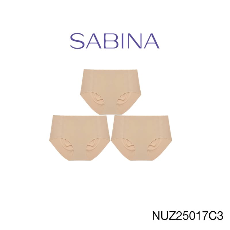 Sabina Panty Zone Seamless Series กางเกงในทรงบิกินี่ รหัส NUZ25017C3 - สีเนื้อเข้ม รูปที่ 1