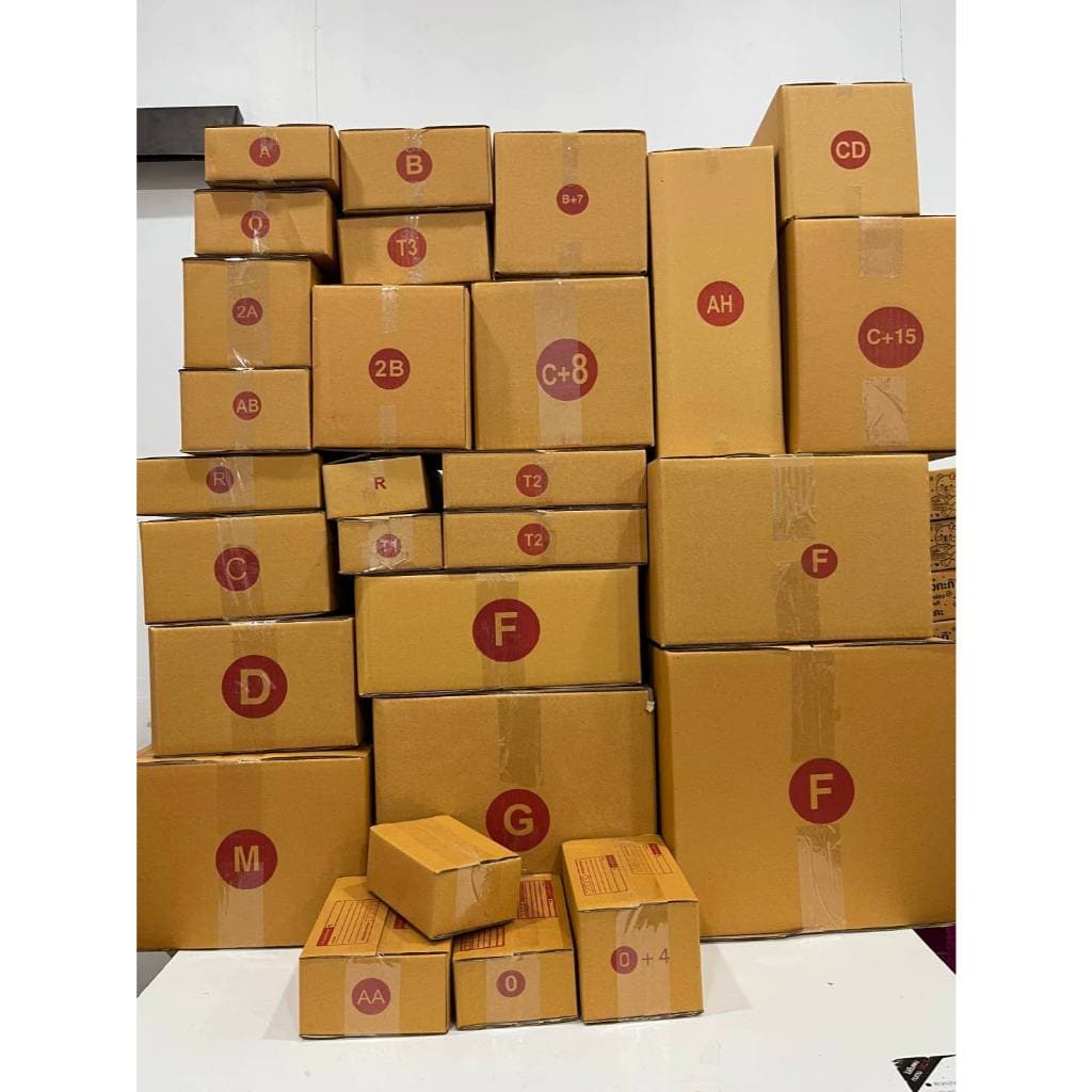 กล่องไปรษรีย์ KA เบอร์0 เบอร์00 เบอร์0+4 แพ็ค100ใบ รูปที่ 1