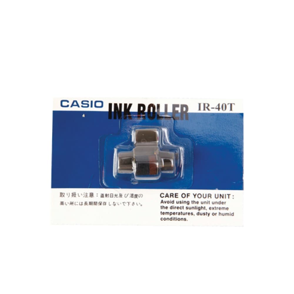 Casio Calculator เครื่องคิดเลข คาสิโอ รุ่น INK ROLLER IR-40T ผ้าหมึก รูปที่ 1