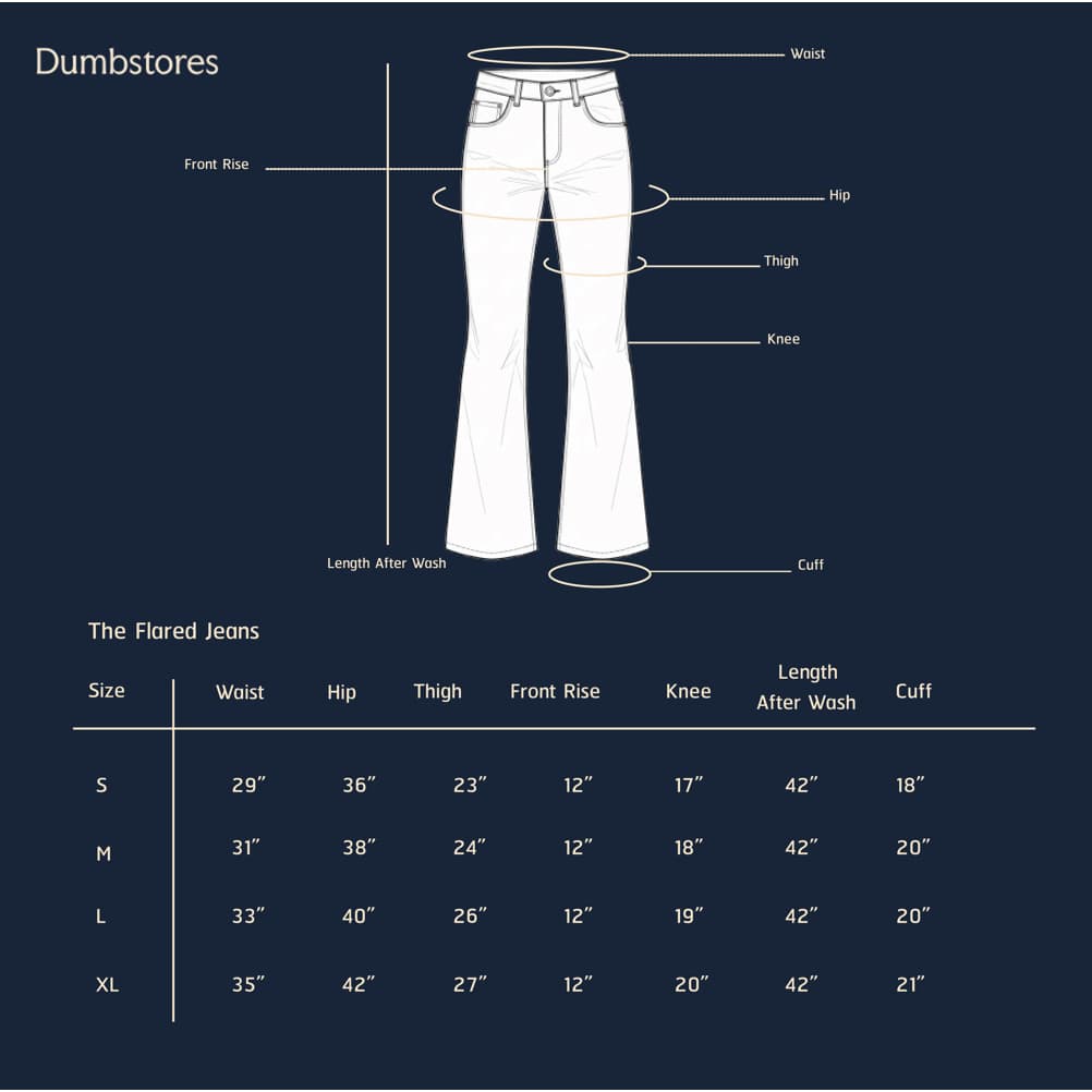 DUMB - The Flared Jeans กางเกงยีนส์ขาม้า รูปที่ 9