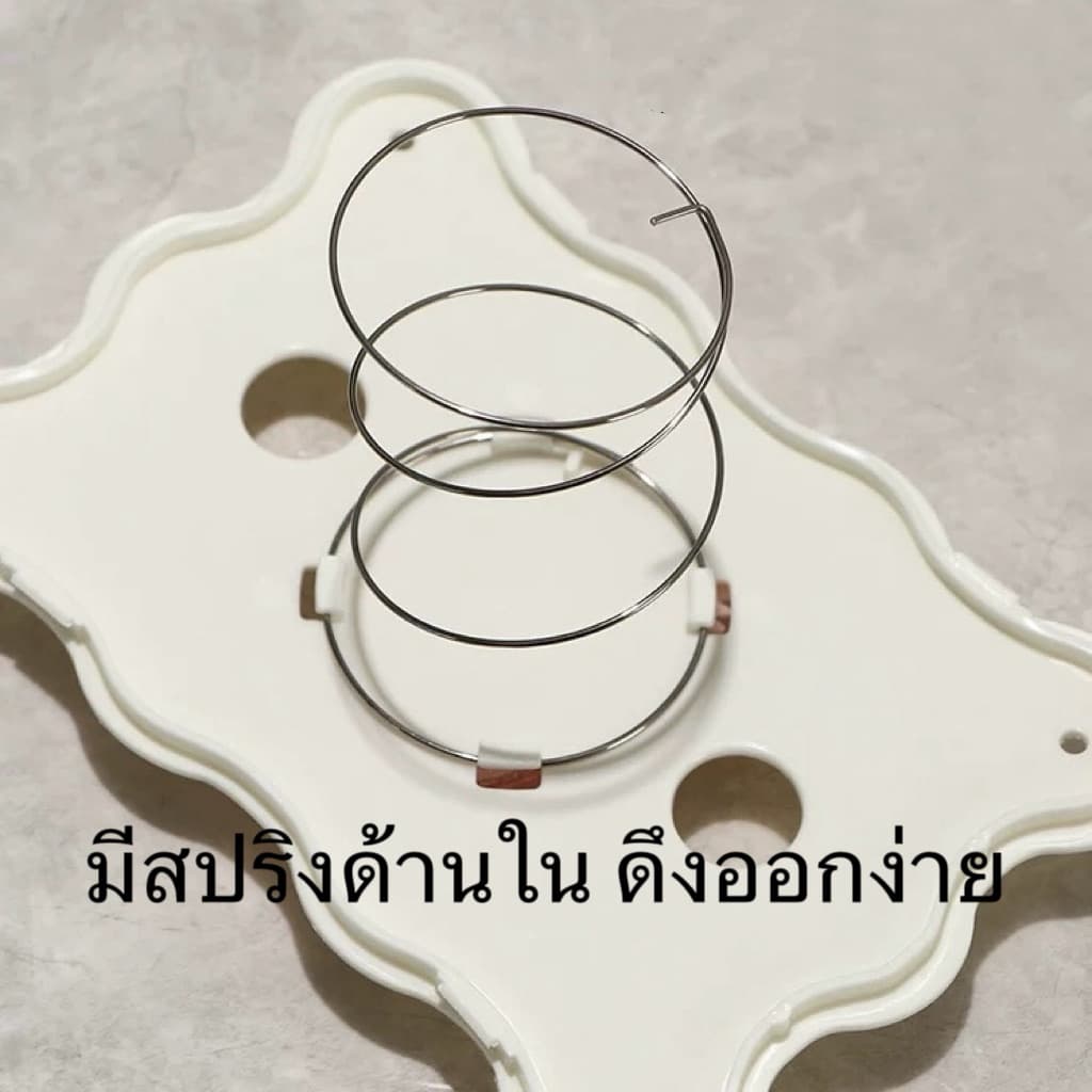 กล่องทิชชู่รูปก้อนเมฆ แบบพลาสติก มีสปริงด้านใน ดึงออกง่าย น้ำหนักเบา รูปที่ 7