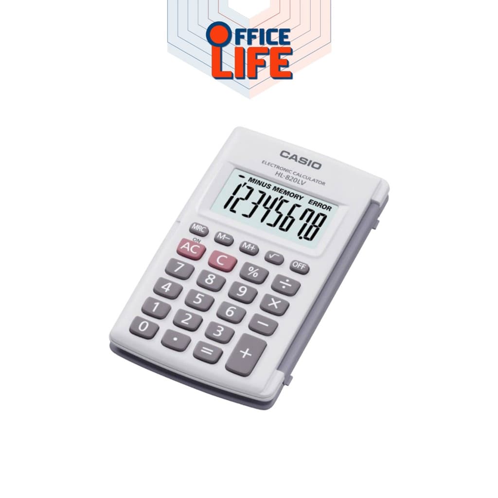 Casio เครื่องคิดเลข รุ่น HL-820LV 8 หลัก ขนาดเล็กพกพา รูปที่ 3