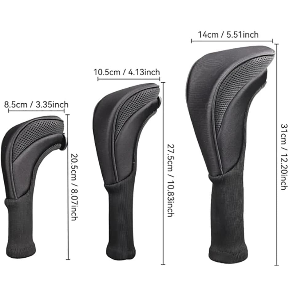ปลอกคลุมหัวไม้กอล์ฟผ้าไนล่อน 1 3 5 Fairway All Fairway And Driver 3 ชิ้น 1680D รูปที่ 6
