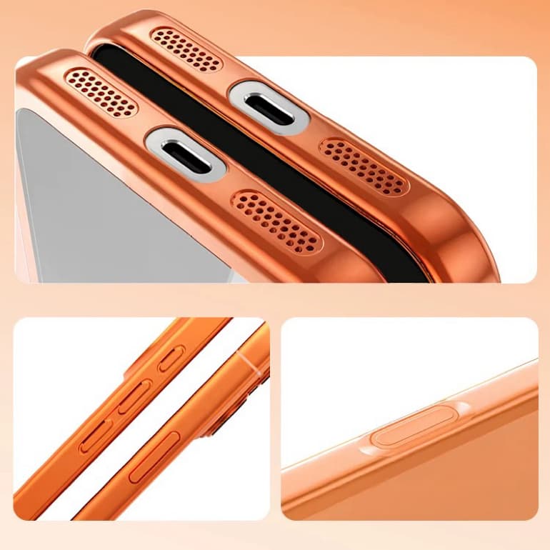 เคสชาร์จได้ พร้อมป้องกันเลนส์กล้อง ใส่แล้วเหมือนไอโฟน17 เคสแข็ง for iphone17；16；15；14；13；pro；max 17promax；17pro；17air รูปที่ 8