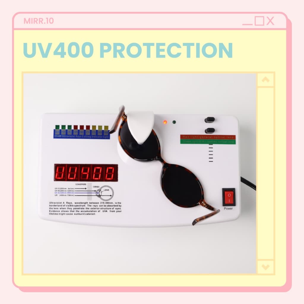 MIRR.10 แว่นกันแดด ป้องกันแสง UV400 เลนส์ Polarized เปลี่ยนแว่นฟรีถ้าใส่ไม่เข้ารูปหน้า รูปที่ 9