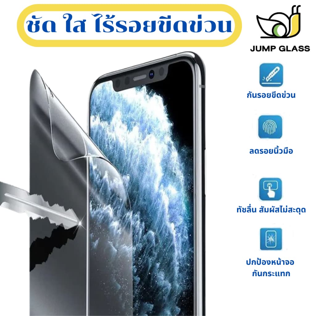 ฟิล์มไฮโดรเจล สำหรับรุ่น Realme 14 5G, 14 Pro, 13 5G,13+ 5G, Realme 12 Pro+,Realme 12+ 5G,12,12x 5G,11x 5G ,Realme 11 5G รูปที่ 3