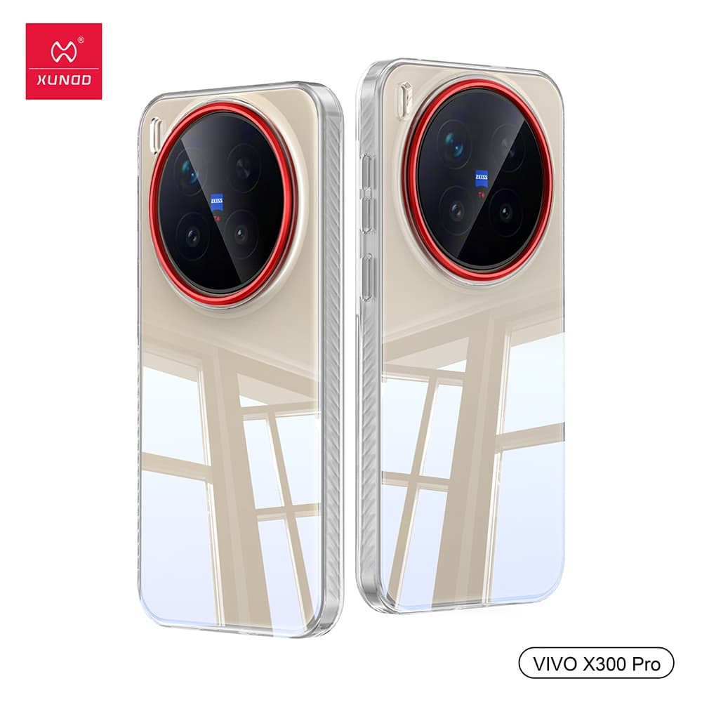Xundd Crystal Clear Case สำหรับ VIVO X200 Ultra X300 Pro เคสพีซีบางเฉียบป้องกันสีเหลืองและป้องกันรอยขีดข่วน รูปที่ 3