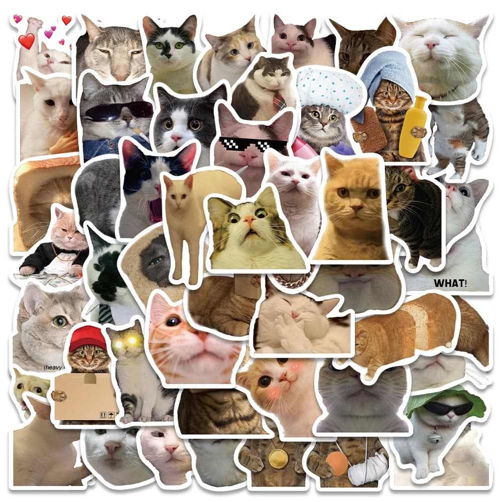 จัดส่งจากประเทศไทยstickerแมวน่ารัก สติกเกอร์ กันน้ํา สติกเกอร์สําหรับกระเป๋าเดินทางเคสโทรศัพท์แล็ปท็อปโน้ตบุ๊ รูปที่ 4