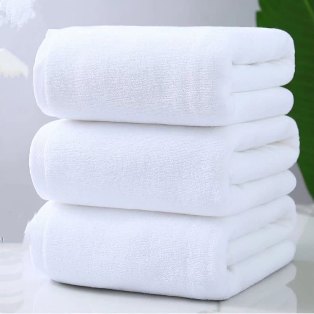 ผ้าเช็ดตัว ผ้าขนหนู เกรดโรงแรม COTTON 100% ขนคู่ 15 ปอนด์ ขนาด 70*140 นิ้ว 400 กรัม ผ้าขนหนู / ผ้าเช็ดตัวผืนใหญ่. รูปที่ 8