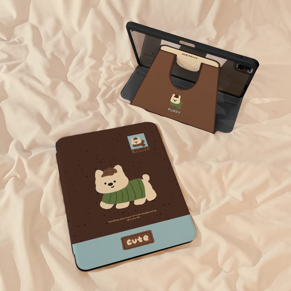 เคสiPad Air5 Air6 Green Puppy mini หมุน 360° mini7 อะครีลิ for Gen6 Gen11 Gen10 Air7 Gen9 รูปที่ 2