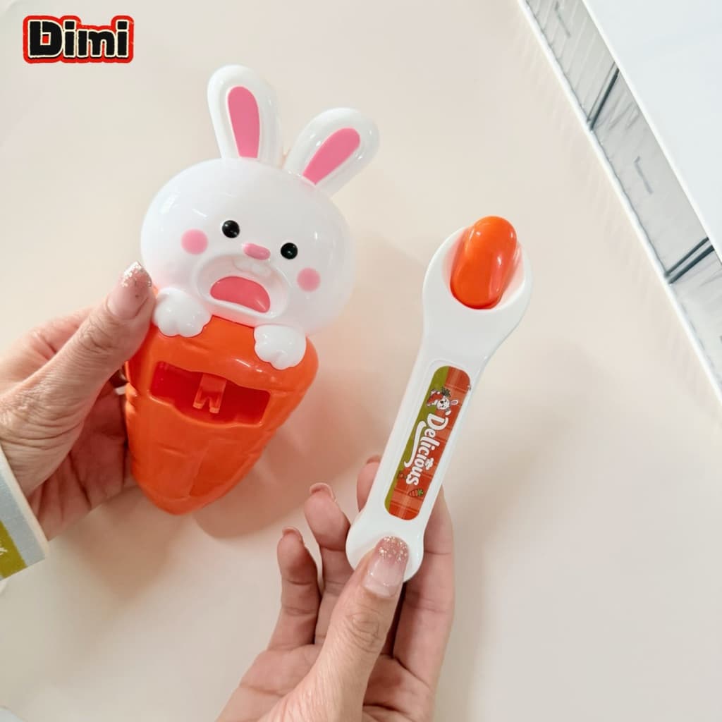 ของเล่นป้อนอาหารลายกระต่ายน่ารัก สำหรับเด็กผู้หญิงผู้ชาย คุณภาพดี สำหรับเด็กเสริมพัฒนาการจินตนาการ ของขวัญ รูปที่ 7