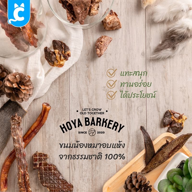 Hoya Barkery ขนมสุนัข เท้าเป็ด คอเป็ด อบแห้ง ขนมขัดฟัน ขนมหมา Dog Treat Cleverpet รูปที่ 7