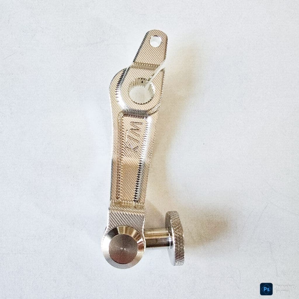 มือลิง KTM CNC ตัวปรับสแตนเลสแท้ รุ่นWAVE125/110i/ชุปเปอร์คัพ/ใส่เวฟได้ทุกรุ่น รูปที่ 3