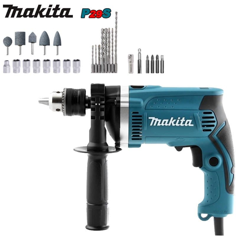 สว่านกระแทก Makita 1800W 13 มม. สว่านกระแทกสำหรับงานหนัก เครื่องมือไฟฟ้าสำหรับใช้ในครัวเรือน 220V รูปที่ 5