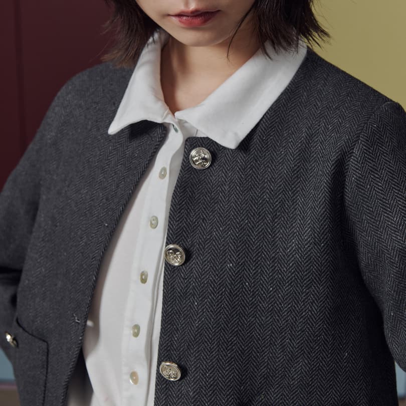 Bemingtop1016 -BMG Tweed-Lookคาร์ดิแกนทรงเบลเซอร์เรียบหรู ที่ใส่แล้วดูเนี้ยบแบบ effortless รูปที่ 6