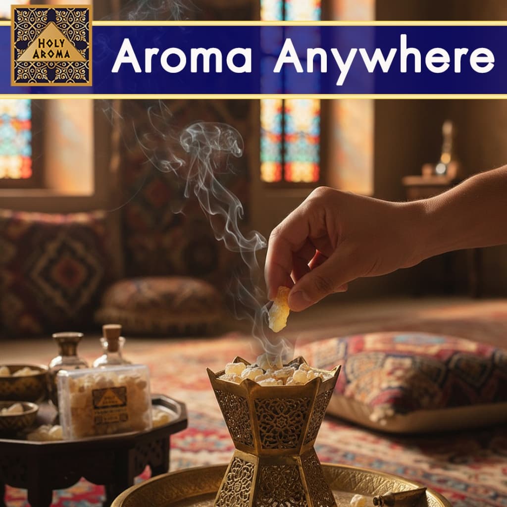 กำยาน เม็ดกำยาน เรซิ่น อโรม่า Frankincense Resin แท้ 100% จากประเทศโอมาน Oman กลิ่นหอมสะอาด ลดความเครียด ช่วยฟอกอากาศ รูปที่ 4