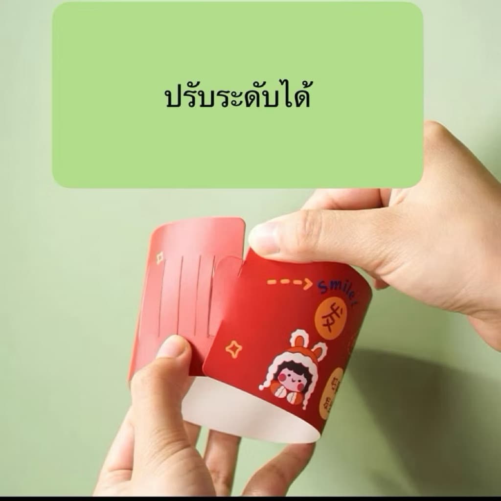 สินค้า ปลอกสวมแก้ว กระดาษพันแก้ว กระดาษกันความร้อนแก้ว ห่อแก้ว แพ็ค100 รูปที่ 3