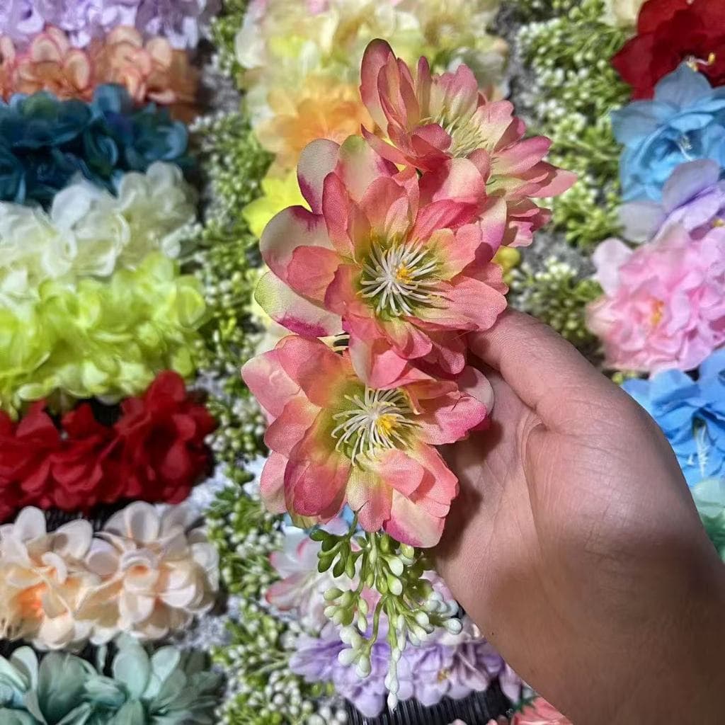 กิ๊บติดผมสไตล์เกาหลี เครื่องประดับผมรูปดอกไม้ y2kกิ๊บหนีบผม สีสันสดใส แฮนด์เมด สไตล์ใหม่ รูปที่ 7