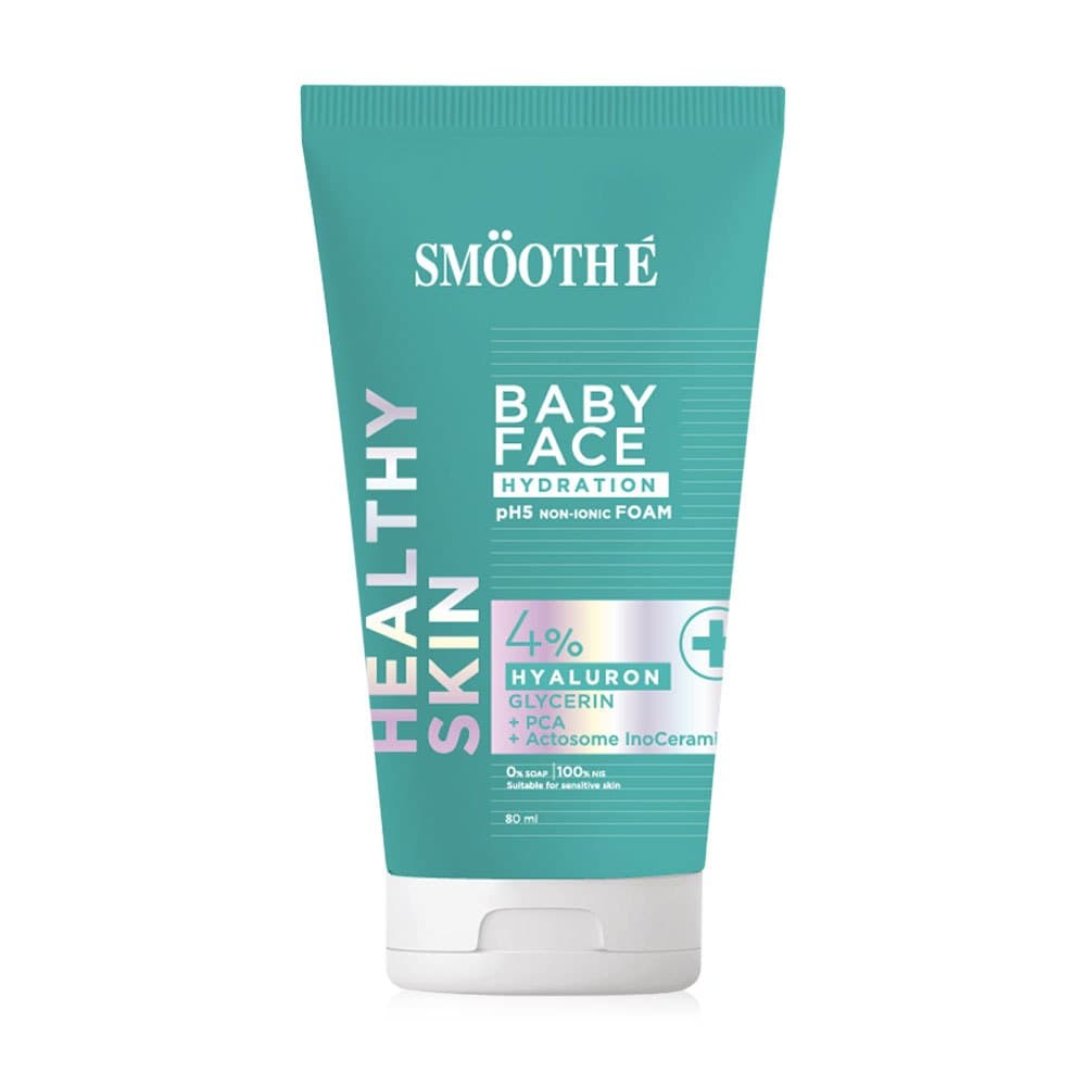 Smooth E Babyface Hydration pH5 NON-IONIC Foam โฟมฟิลเลอร์ 80/180 ml. รูปที่ 2