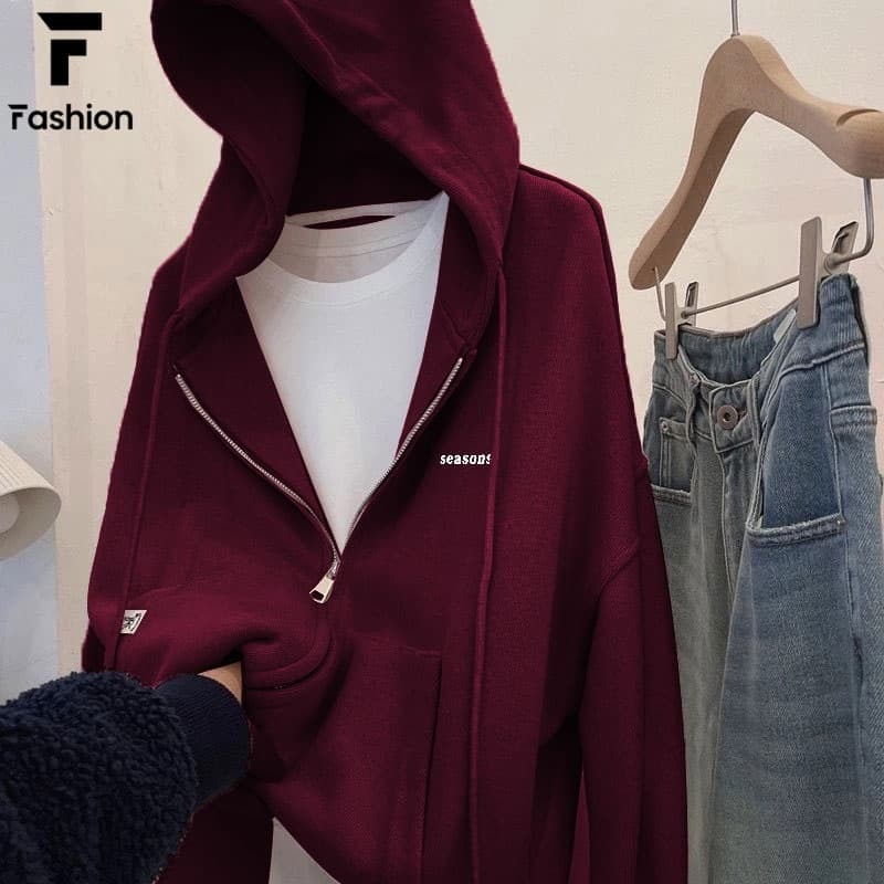 แจ็คเก็ตสปอร์ตมีฮู้ด Unisex กันลม กันหนาวเบาๆ เนื้อผ้าดี ใส่สบาย ถูกแบบที่ไม่ต้องคิด รูปที่ 2