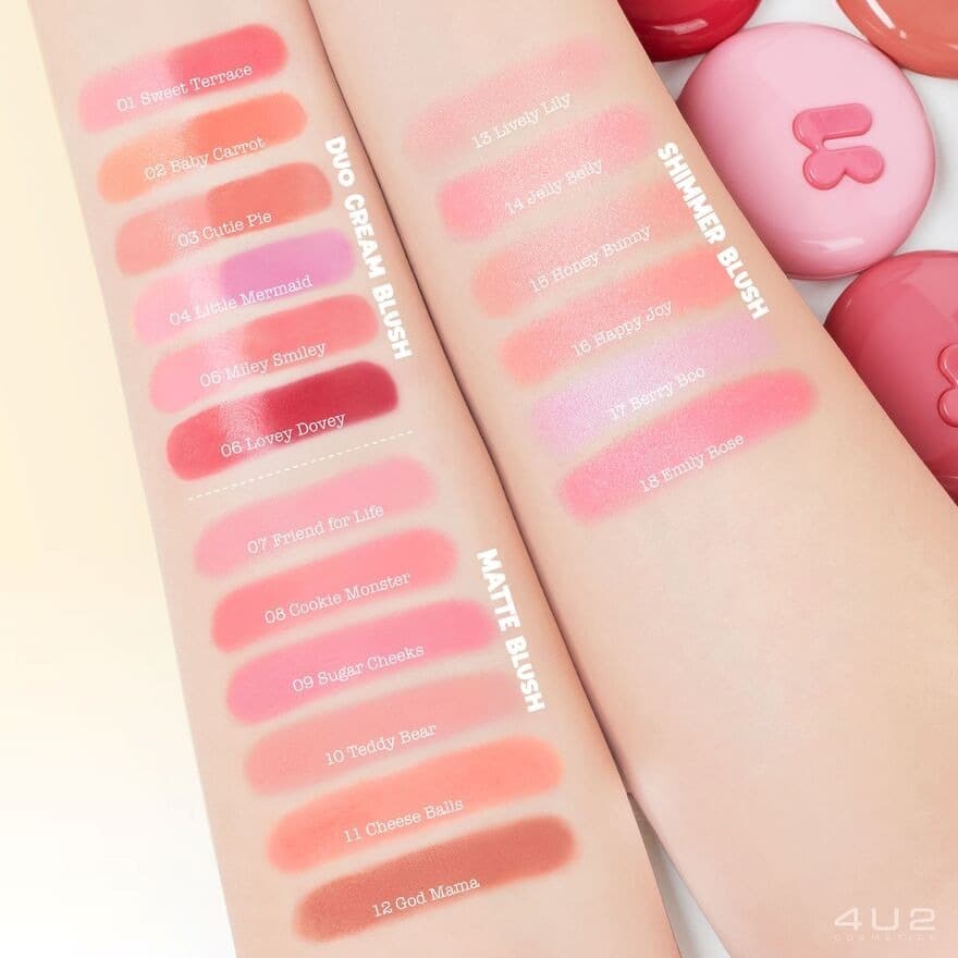 4U2 BLUSH ON SHIMMER 3.1g. 13-18 รูปที่ 6