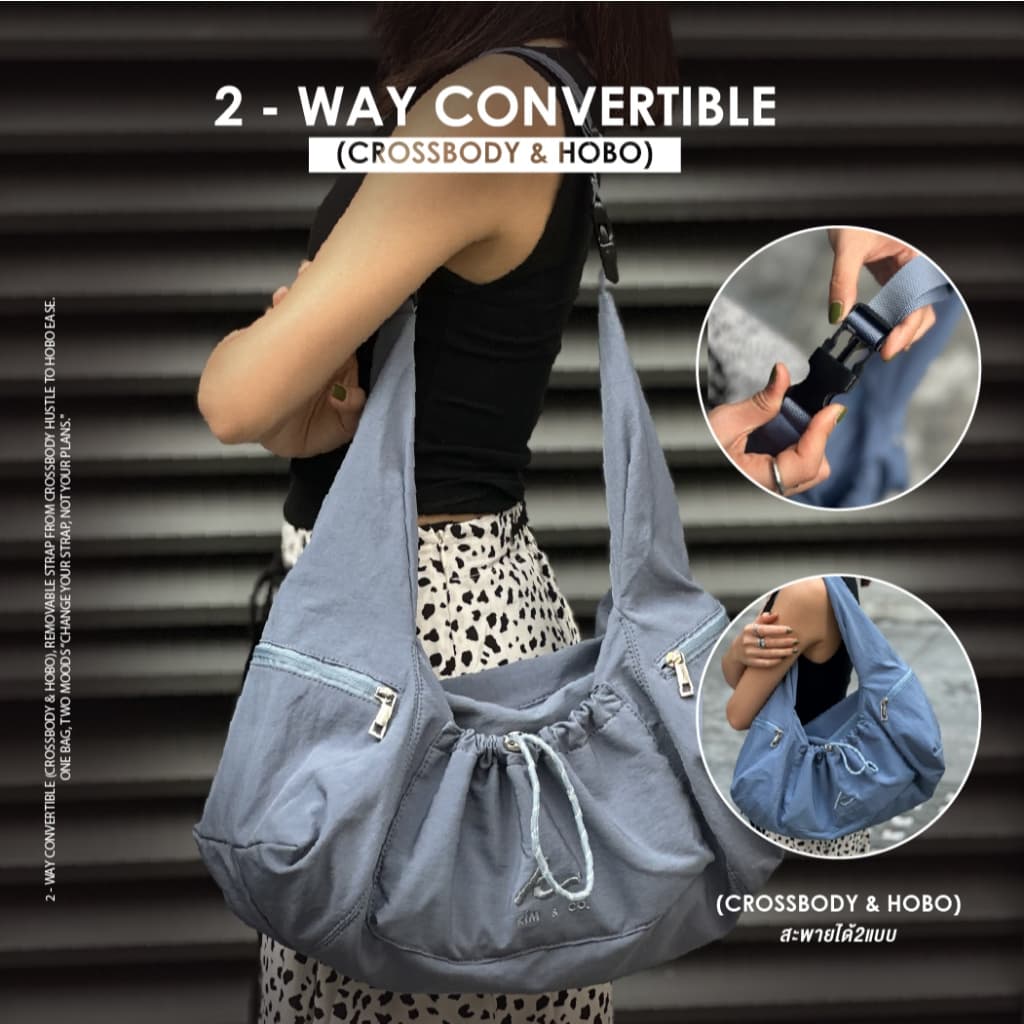 KIM&CO. ORIGINAL – TRANSIT Bag กระเป๋า 2-Way Convertible กันน้ำ สายถอดได้ ใส่ iPad ได้ รูปที่ 6