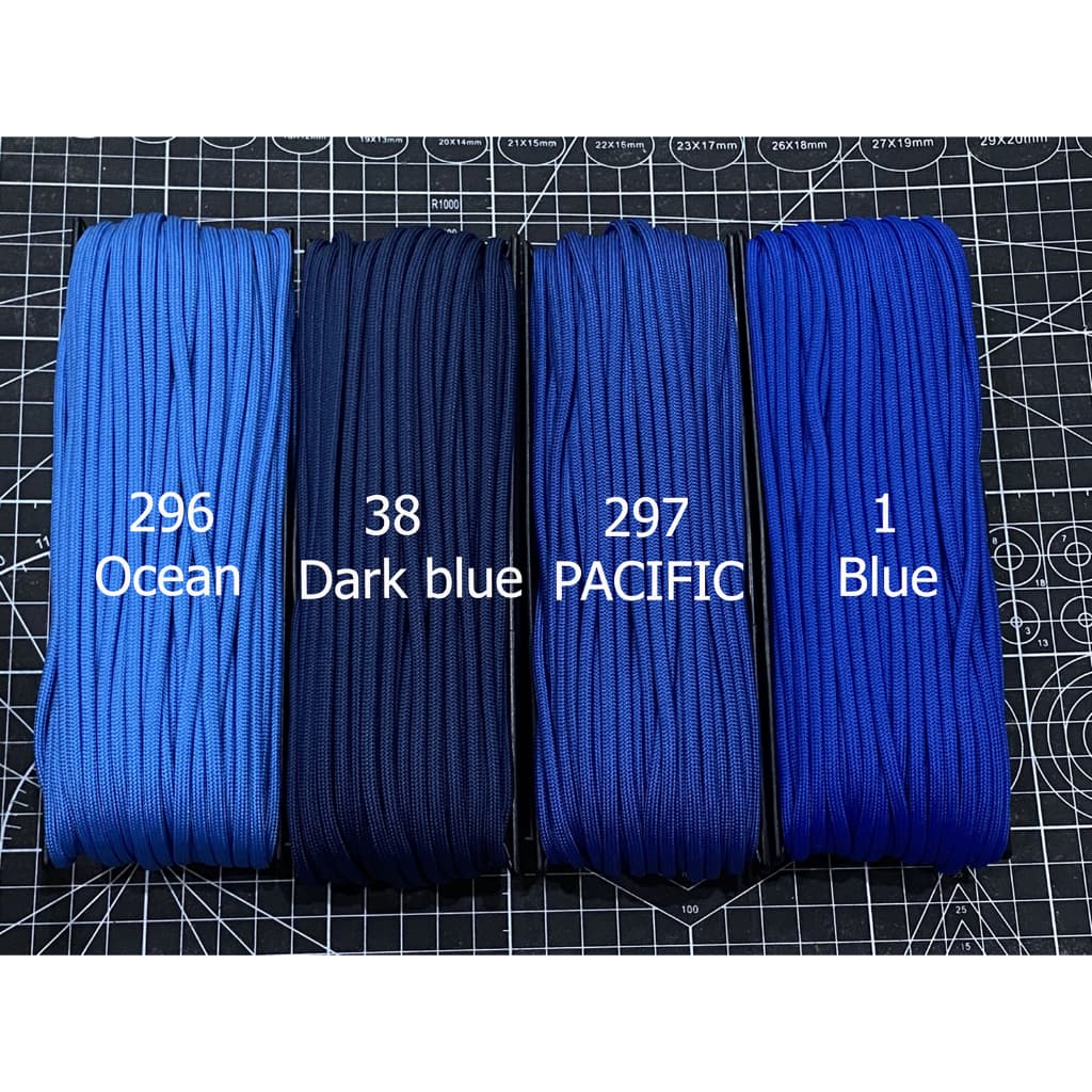 SOLID COLOR เชือกพาราคอร์ด PARACORD 550 สีล้วน ยาว 100 ฟุต รูปที่ 6