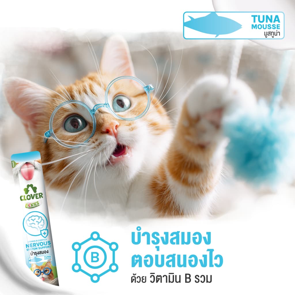 Clover Lickies วิตามินแมวเลีย เสริมสุขภาพแมว รูปที่ 4