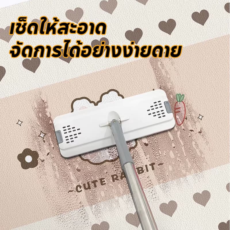 PawPals พรมสัตว์เลี้ยง กันน้ำ แผ่นรอง pvc ที่นอนแมว ที่นอนสุนัข เบาะนอนแมว พื้นรองกรง กันลื่น ล้างฟรี รูปแบบการ์ตูน รูปที่ 6