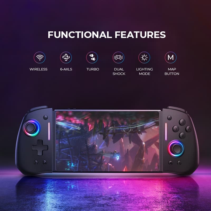 NYXI Hyperion Pro ตัวควบคุมเกมไร้สาย Hall Joy con สําหรับคอนโทรลเลอร์ Nintendo Switch 2 OLED/Lite GamePad controller จอย รูปที่ 7