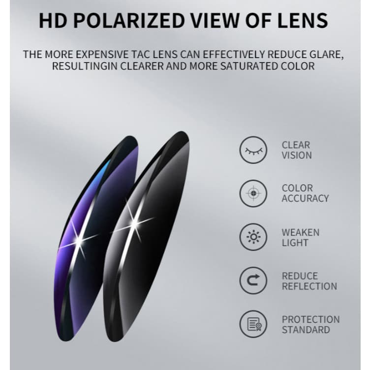 แว่นตากันแดด ทรงสปอร์ต ใส่วิ่ง ใส่กันแดด เลนส์ปรอท ป้องกัน UV400 สามารถตัดแสงสะท้อนได้ รูปที่ 2